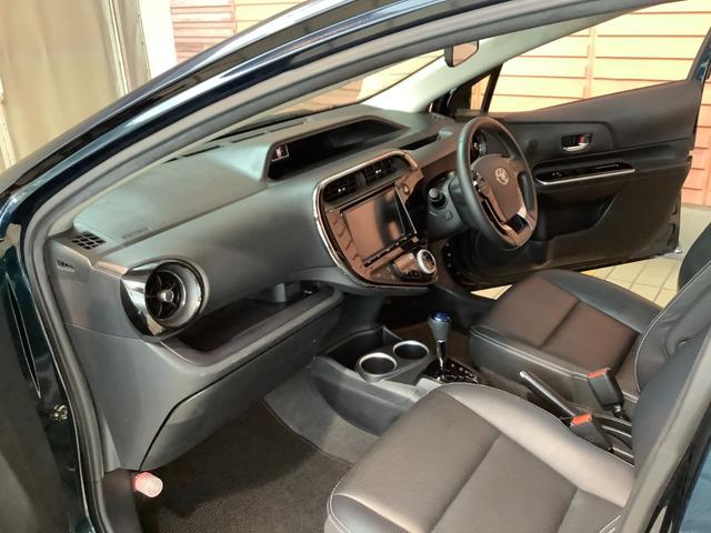 アクア Ｇソフトレザーセレクション　トヨタ認定中古車　フルセグ　メモリーナビ　ＤＶＤ再生　Ｂｌｕｅｔｏｏｔｈ接続　ミュージックプレイヤー接続可　バックカメラ　衝突被害軽減システム　ＬＥＤヘッドランプ　ワンオーナー（39枚目）