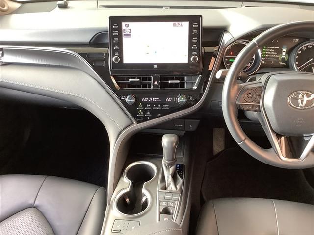 カムリ WSレザーパッケージ トヨタ認定中古車 本革シート 4WD フルセグ メモリーナビ Bluetooth接続 ミュージックプレイヤー接続可 バックカメラ 衝突被害軽減システム ETC ドラレコ LEDヘッドランプ 記録簿(10枚目)