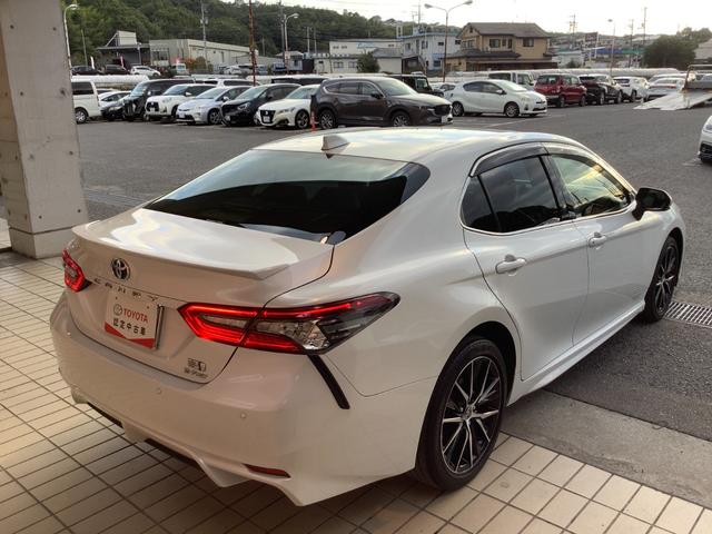 カムリ WSレザーパッケージ トヨタ認定中古車 本革シート 4WD フルセグ メモリーナビ Bluetooth接続 ミュージックプレイヤー接続可 バックカメラ 衝突被害軽減システム ETC ドラレコ LEDヘッドランプ 記録簿(24枚目)