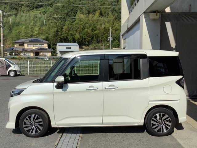 ルーミー カスタムG トヨタ認定中古車 フルセグ メモリーナビ DVD再生 Bluetooth接続 ミュージックプレイヤー接続可 バックカメラ 衝突被害軽減システム ETC 前後ドラレコ 両側電動スライド LED 記録簿(50枚目)