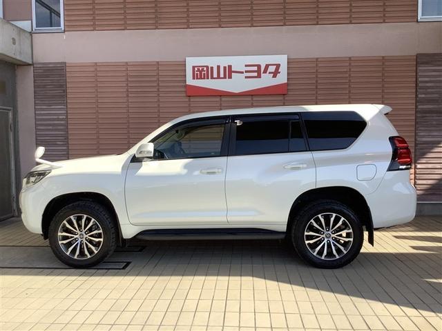 ランドクルーザープラド TX Lパッケージ トヨタ認定中古車 本革シート 4WD フルセグ メモリーナビ DVD再生 Bluetooth ミュージックプレイヤー可 バックカメラ 衝突被害軽減システム ETC ドラレコ LED 7人 ワンオーナー(2枚目)