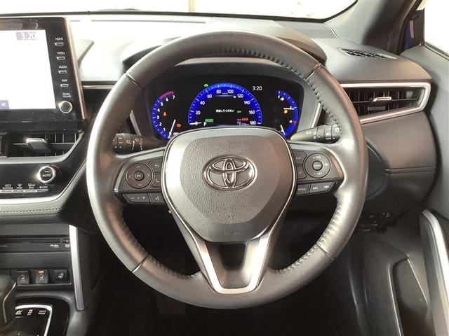 カローラクロス ハイブリッド　Ｚ　トヨタ認定中古車　メモリーナビ　ＤＶＤ再生　Ｂｌｕｅｔｏｏｔｈ　ＵＳＢ端子／ＵＳＢ充電　ミュージックプレイヤー接続　バックカメラ　衝突被害軽減システム　ＥＴＣ　ＬＥＤヘッドランプ　ワンオーナー　記録簿（4枚目）