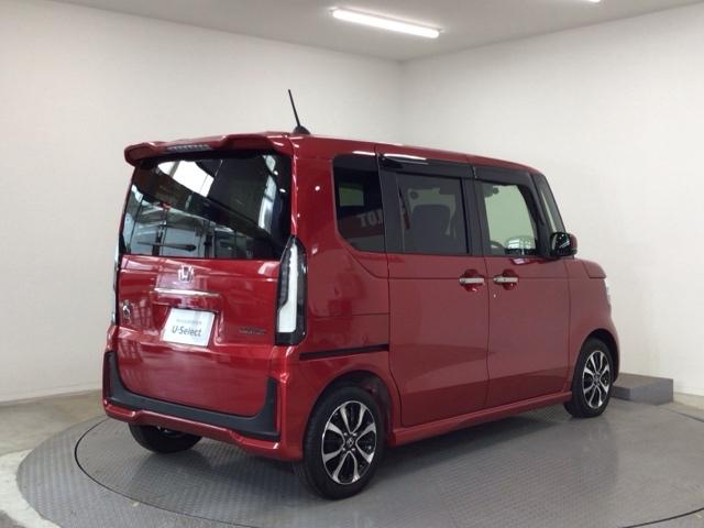 Ｎ－ＢＯＸカスタム コーディネートスタイル　デモカーＵＰ・ＬＥＤ・ホンダＣＯＮＮＥＣＴ・メモリナビ・純正ドラレコ・ＥＴＣ　オートクルーズ　ワンオーナー　フルセグ対応　Ｗ電動ドア　シートヒータ　ＥＳＣ　リアカメラ　ソナー　ベンチシート　ＤＶＤ（4枚目）