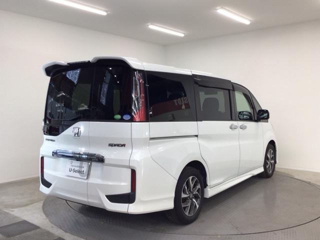 ステップワゴンスパーダ スパーダ LED・フルセグ・メモリナビ・バックカメラ・純正AW・両側電動ドア・ETC 横滑り防止 1オーナ スマキー ナビ&TV Bモニター サイドエアバック キーレス ECON オートクルーズ LEDライト(4枚目)