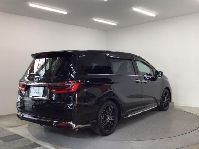 オデッセイ アブソルート・EX LED・フルセグ・メモリナビ・バックカメラ・純正AW・シートヒーター・ETC パーキングサポート シ-トヒ-タ- バックモニター フロントカメラ スマ-トキ- セキュリティーアラーム 3列シート(4枚目)