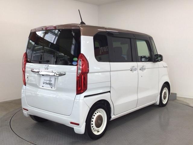 N-BOX G・Lターボホンダセンシングカッパーブラウンスタイル LED・フルセグ・メモリナビ・ブルーレイ・バックカメラ・両側電動ドア・ETC クルーズコントロール ABS LEDライト ベンチシート DVD アイドリングストップ オートライト サイドエアバック(2枚目)