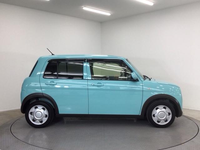 アルトラパン Ｌ　ワンセグ・メモリナビ・ＤＶＤ・シートヒーター・スマートキー・マニュアルエアコン　前後誤発進抑制　シートヒーター付　ナビ＆ＴＶ　横滑り防止装置付き　エネチャージ　運転席助手席エアバッグ　イモビライザー（4枚目）