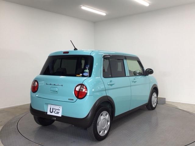 アルトラパン Ｌ　ワンセグ・メモリナビ・ＤＶＤ・シートヒーター・スマートキー・マニュアルエアコン　前後誤発進抑制　シートヒーター付　ナビ＆ＴＶ　横滑り防止装置付き　エネチャージ　運転席助手席エアバッグ　イモビライザー（5枚目）