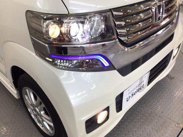 N-BOXカスタム G・Lパッケージ HID・CDチューナー・純正AW・片側電動ドア・ECONスイッチ・スマートキー アイドリングストップ車 USBポート 1オーナー スマキ- フロントベンチシート パワーウィンドウ 盗難防止システム(41枚目)