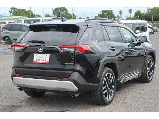 RAV4 アドベンチャー 4WD フルセグ メモリーナビ DVD再生 バックカメラ 衝突被害軽減システム ETC ドラレコ LEDヘッドランプ ワンオーナー フルエアロ(4枚目)