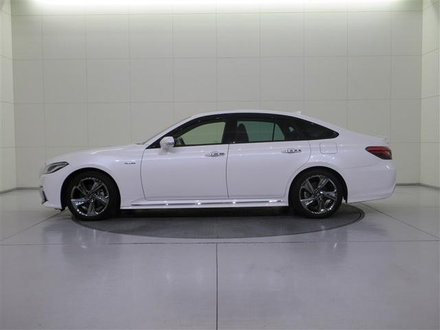 クラウンハイブリッド ＲＳアドバンス　サンルーフ　フルセグ　メモリーナビ　ＤＶＤ再生　ミュージックプレイヤー接続可　バックカメラ　衝突被害軽減システム　ＥＴＣ　ドラレコ　ＬＥＤヘッドランプ　ワンオーナー　記録簿　アイドリングストップ（3枚目）