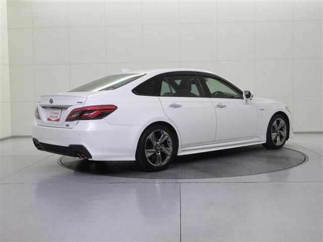 クラウンハイブリッド ＲＳアドバンス　サンルーフ　フルセグ　メモリーナビ　ＤＶＤ再生　ミュージックプレイヤー接続可　バックカメラ　衝突被害軽減システム　ＥＴＣ　ドラレコ　ＬＥＤヘッドランプ　ワンオーナー　記録簿　アイドリングストップ（5枚目）