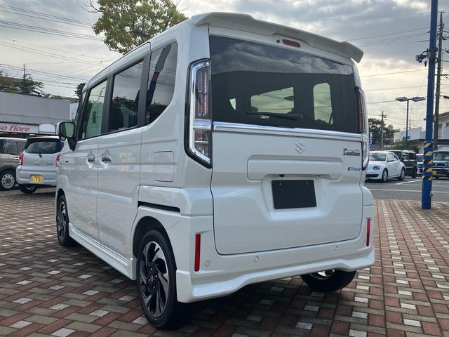 スペーシアカスタム ハイブリッドＸＳ　デュアルセンサーブレーキサポート２　全方位カメラ　スマートフォン連携９インチメモリーナビ　アダプティブクルーズコントロール　前席シートヒーター　ステアリングヒーター　ＬＥＤヘッドライト（7枚目）