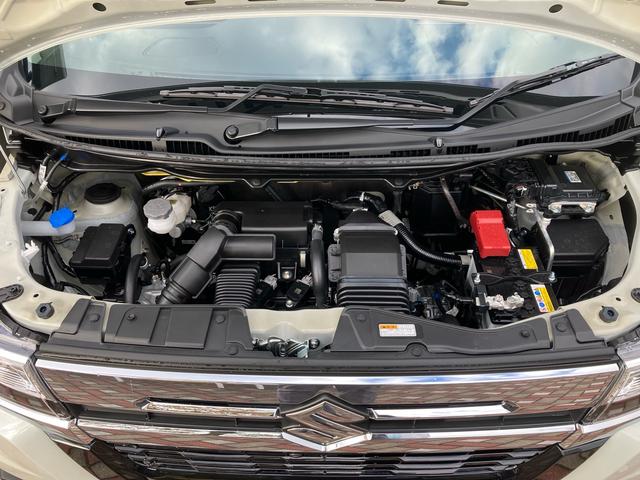 ワゴンＲカスタムＺ ハイブリッドＺＴ　デュアルカメラブレーキサポート　キーレスプッシュスタート　ＬＥＤヘッドライト　ＬＥＤフォグランプ　全方位モニター用カメラパッケージ　純正パナソニック８インチナビ　フルオートエアコン　１５インチアルミ（59枚目）