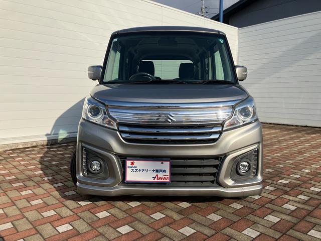 スペーシアカスタム ＸＳ　スズキ純正ナビゲーション　全方位モニターカメラ　ＨＩＤヘッドランプ　ＬＥＤフォグランプ　両側電動スライドドア　１５インチアルミホイール　キーレスプッシュスタートシステム　運転席シートヒーター（2枚目）