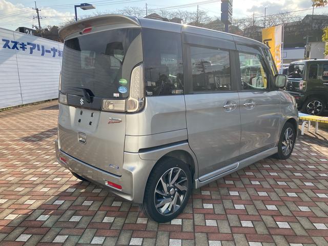 スペーシアカスタム ＸＳ　スズキ純正ナビゲーション　全方位モニターカメラ　ＨＩＤヘッドランプ　ＬＥＤフォグランプ　両側電動スライドドア　１５インチアルミホイール　キーレスプッシュスタートシステム　運転席シートヒーター（5枚目）