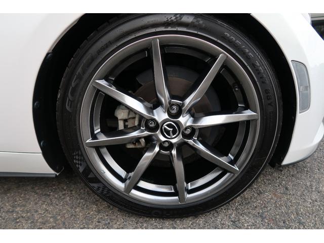 ロードスター Ｓスペシャルパッケージ　６速マニュアル　ＲＦ用純正１７インチアルミ　マツダコネクトナビ　ブリッツ車高調　柿本マフラー　ＬＥＤライト　バックカメラ　ブルートゥース　ステアＳＷ　オートエアコン　ＵＳＢ入　全国１年保証　禁煙車（27枚目）