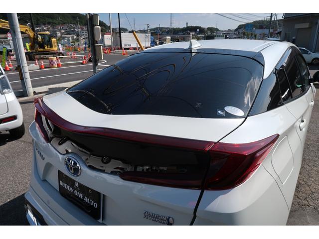 プリウスＰＨＶ Ａプレミアムナビパッケージ　５人乗　モデリスタエアロ＆１８インチアルミ　１１．６インチナビ　黒本革エアシートヒータ　パノラミックビューモニター　トヨタセーフティセンス　ＢＳＭ　ＨＵＤ　コーナーセンサ　ＬＥＤライト＆フォグ　禁煙車（26枚目）