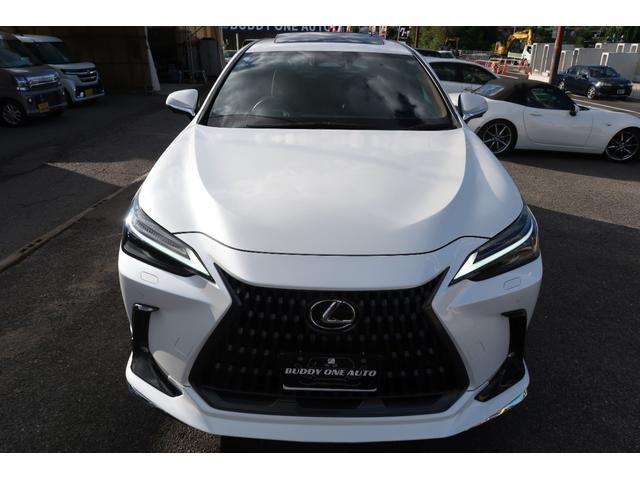 ＮＸ ＮＸ３５０ｈ　バージョンＬ　モデリスタエアロ＆バックドアエアロプレート　フェンダーアーチモール　ＳＲ　ヘーゼル内装　本革エアシートヒータ　３眼ＬＥＤヘッドライト＆フォグ　デジタルインナーミラー　おくだけ充電　ＢＳＭ　禁煙車（9枚目）