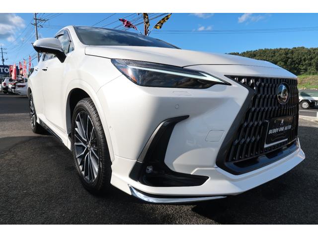 ＮＸ ＮＸ３５０ｈ　バージョンＬ　モデリスタエアロ＆バックドアエアロプレート　フェンダーアーチモール　ＳＲ　ヘーゼル内装　本革エアシートヒータ　３眼ＬＥＤヘッドライト＆フォグ　デジタルインナーミラー　おくだけ充電　ＢＳＭ　禁煙車（11枚目）
