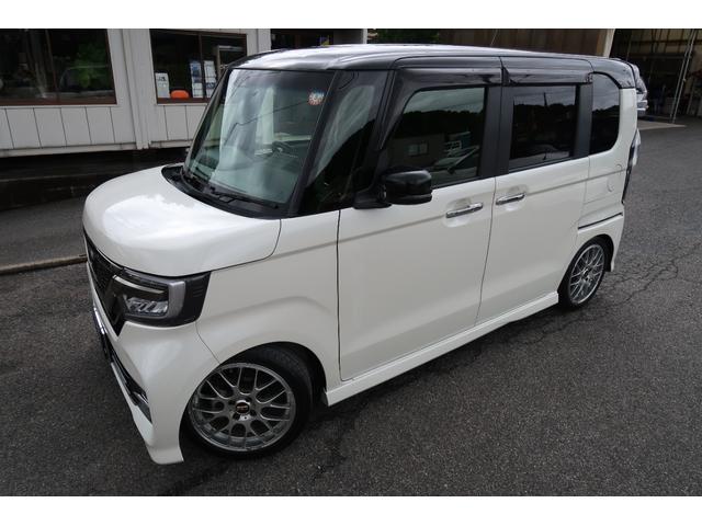N-BOXカスタム G・EXターボホンダセンシング ギャザズ8インチナビ BBS鍛造16アルミ テイン車高調 両側電動スライドドア ドラレコ ホンダセンシング LEDライト&フォグ クルコン バックカメラ パドルシフト ブルートゥース リヤスポ 禁煙車(8枚目)