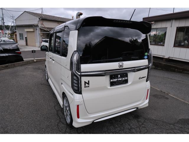 N-BOXカスタム G・EXターボホンダセンシング ギャザズ8インチナビ BBS鍛造16アルミ テイン車高調 両側電動スライドドア ドラレコ ホンダセンシング LEDライト&フォグ クルコン バックカメラ パドルシフト ブルートゥース リヤスポ 禁煙車(20枚目)