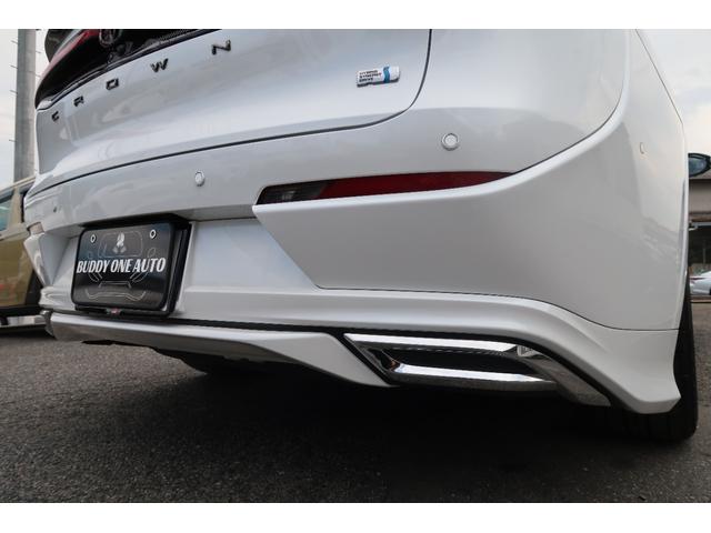 クラウンクロスオーバー ＲＳアドバンスド　ターボＨＶ　４ＷＤ　ＳＲ　モデリスタエアロ＆カラードフェンダ＆クールシャインキット　ＧＲトランクスポイラ＆ハンドルプロテクタ　エイムゲイン２２アルミ　車高調　ドライバーサポートＰ　リヤサポートＰ　禁煙（25枚目）