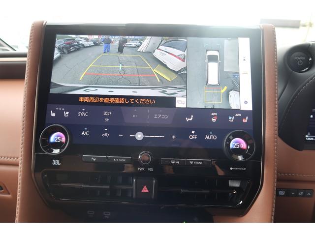 ヴェルファイアハイブリッド Z プレミア JBLサウンド&14型リヤエンターテインメント アドミレーションカーボンコンビエアロ&リヤスポ BCフォージド22アルミ KW車高調 イデアルブレーキキット SR サンセットブラウン 寒冷地仕様 禁煙(36枚目)