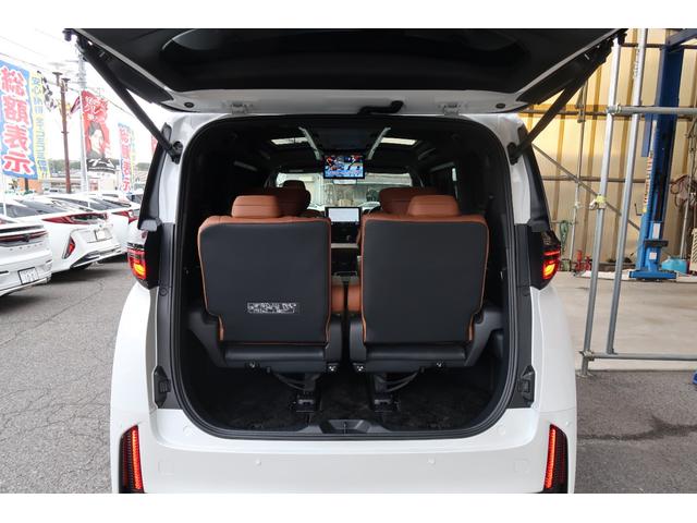 ヴェルファイアハイブリッド Z プレミア JBLサウンド&14型リヤエンターテインメント アドミレーションカーボンコンビエアロ&リヤスポ BCフォージド22アルミ KW車高調 イデアルブレーキキット SR サンセットブラウン 寒冷地仕様 禁煙(79枚目)