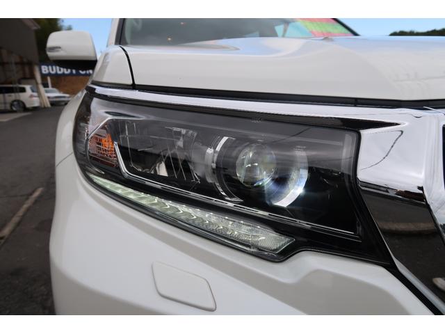 ランドクルーザープラド ＴＸ　ユーザー様買取車　後期モデル　７人乗　４ＷＤ　アルパイン９インチナビ＆前後ドラレコ　ＯＰ１９アルミ　トヨタセーフティセンス　ＨＤＭＩ入　ＬＥＤライト＆デイライト＆フォグ　コーナーセンサー　革ステ　禁煙（14枚目）