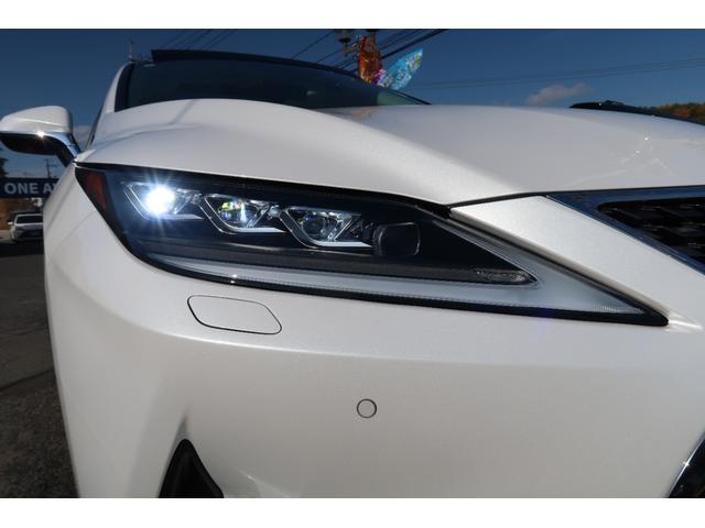 ＲＸ ＲＸ４５０ｈ　バージョンＬ　モデリスタエアロ＆マフラー　パノラマルーフ　リヤエンターテインメント　リッチクリーム内装　本革エアシートヒータ　パノラミックビューモニター　ドラレコ前後　ＨＵＤ　ＢＳＭ　３眼ＬＥＤライト＆フォグ　禁煙（14枚目）
