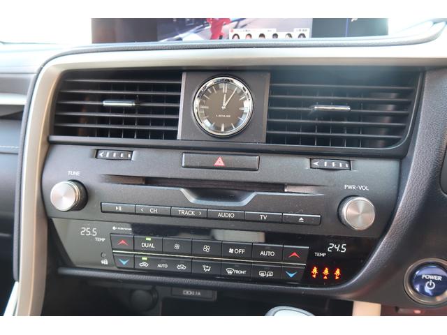 ＲＸ ＲＸ４５０ｈ　バージョンＬ　モデリスタエアロ＆マフラー　パノラマルーフ　リヤエンターテインメント　リッチクリーム内装　本革エアシートヒータ　パノラミックビューモニター　ドラレコ前後　ＨＵＤ　ＢＳＭ　３眼ＬＥＤライト＆フォグ　禁煙（37枚目）