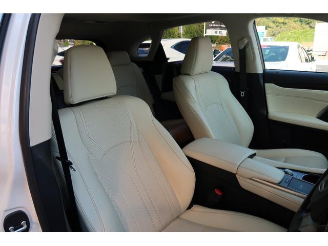 ＲＸ ＲＸ４５０ｈ　バージョンＬ　モデリスタエアロ＆マフラー　パノラマルーフ　リヤエンターテインメント　リッチクリーム内装　本革エアシートヒータ　パノラミックビューモニター　ドラレコ前後　ＨＵＤ　ＢＳＭ　３眼ＬＥＤライト＆フォグ　禁煙（64枚目）