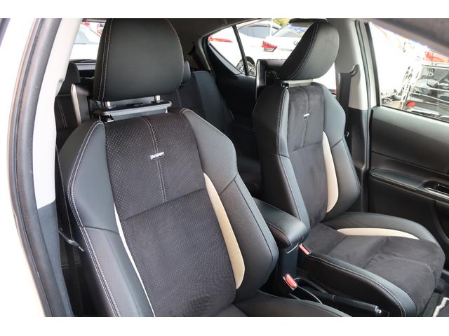 アクア Ｇ　Ｇ’ｓ　ユーザー様買取車　クラリオン９インチナビ　ヘッドレスト取付アルパインリヤモニター　ＬＥＤライト＆フォグ＆デイライト　トヨタセーフティセンス　オートハイビーム　専用ハーフレザーシート　リヤカメラ　禁煙車（56枚目）