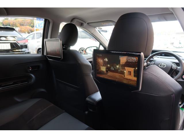 アクア Ｇ　Ｇ’ｓ　ユーザー様買取車　クラリオン９インチナビ　ヘッドレスト取付アルパインリヤモニター　ＬＥＤライト＆フォグ＆デイライト　トヨタセーフティセンス　オートハイビーム　専用ハーフレザーシート　リヤカメラ　禁煙車（61枚目）