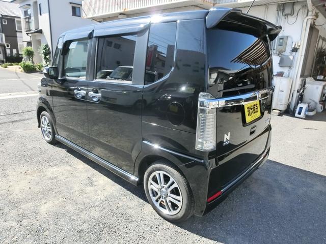 N-BOXカスタム G SSパッケージ タイミングチェーン 禁煙車 キーフリー 純正ナビ フルセグTV Eバックカメラ ETC 両側電動スライドドア あんしんパッケージ アイドリングストップ ホンダディーラー下取り車(19枚目)