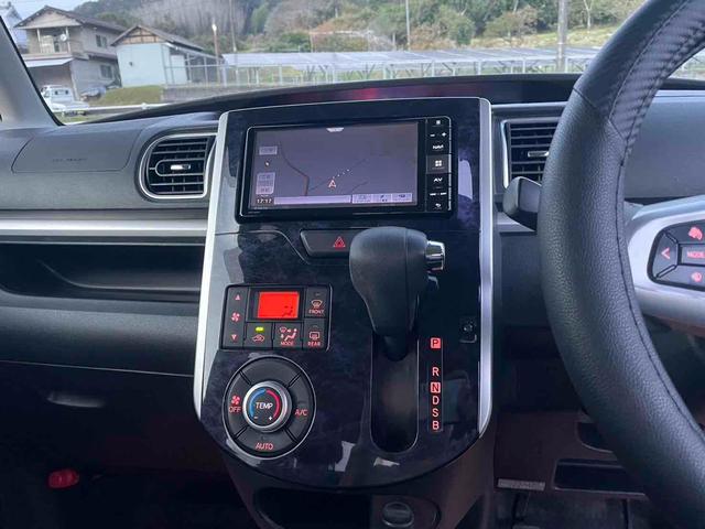 タント カスタムＸ　トップエディションＳＡＩＩＩ　後期最終モデル　フルセグナビＴＶ　Ｂｌｕｅｔｏｏｔｈオーディオ　バックカメラ　ＥＴＣ　両側パワースライドドア　純正インナーブラック仕様　ドライブレコーダー　スマートキー２個　ハーフレザーシート（15枚目）