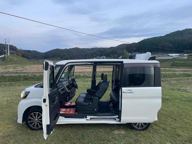 タント カスタムＸ　トップエディションＳＡＩＩＩ　後期最終モデル　フルセグナビＴＶ　Ｂｌｕｅｔｏｏｔｈオーディオ　バックカメラ　ＥＴＣ　両側パワースライドドア　純正インナーブラック仕様　ドライブレコーダー　スマートキー２個　ハーフレザーシート（25枚目）