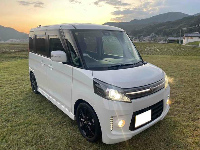 スペーシアカスタム XSリミテッド ローダウン フルセグナビTV 両側パワースライドドア Bluetoothオーディオ インナーブラックヘッドライト グリル ハーフレザーシート デイライト ETC(39枚目)