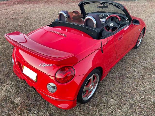 コペン アクティブトップ ターボ 5速MT 電動オープン 社外フロントバンパー 社外リアウイング 社外15インチAW 純正OPエアロスパッツ ETC JB 4気筒エンジン タイミングチェーン ドラレコ前後(11枚目)