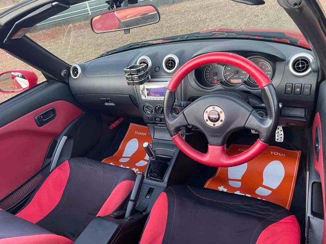 コペン アクティブトップ ターボ 5速MT 電動オープン 社外フロントバンパー 社外リアウイング 社外15インチAW 純正OPエアロスパッツ ETC JB 4気筒エンジン タイミングチェーン ドラレコ前後(13枚目)