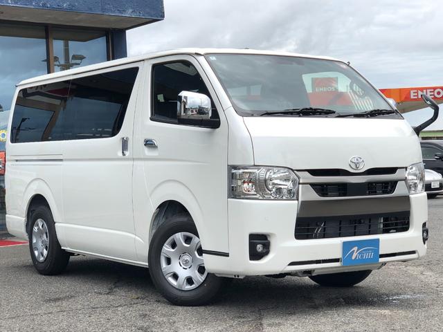 ハイエースバン ロングスーパーＧＬ　ダークプライムＳ　登録済未使用車　デジタルインナーミラー　全方位カメラ　オートライト　ＬＥＤライト　フォグライト　両側電動スライドドア　レーンキープアシスト　衝突軽減ブレーキ　プッシュスタート　電動格納ミラー（12枚目）