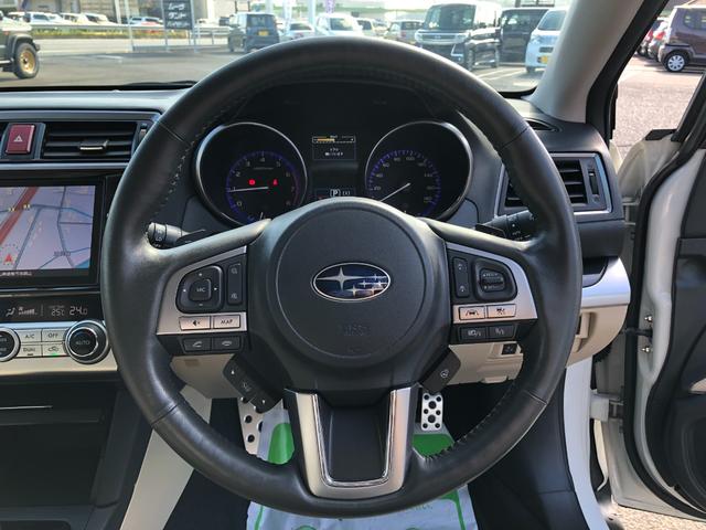 レガシィアウトバック リミテッド　禁煙車　純正ナビ　ＴＶ　バックカメラ　ドライブレコーダー　Ｂｌｕｅｔｏｏｔｈ　ＥＴＣ　ブラインドスポットモニター　シートヒーター　ステアリングヒーター　レーンキープアシスト　純正１８インチアルミ（18枚目）