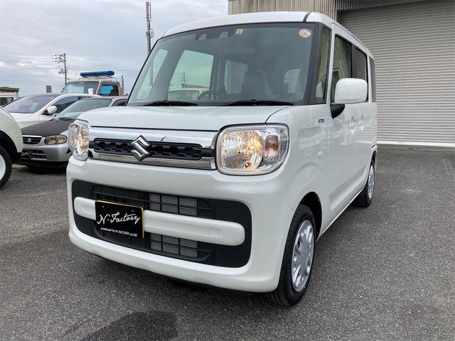 ハイブリッドX スズキセーフティーサポート 禁煙車 届出済未使用車 両側電動スライドドア クリアランスソナー レーンアシスト スマートキー アイドリングストップ 電動格納ミラー シートヒーター ベンチシート CVT 盗難防止システム(52枚目)