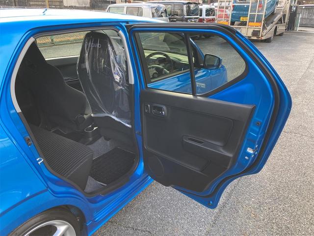 5F 禁煙車 5MT アルパイン8インチナビ アルパインスピーカー RECAROシート 車高調 マフラー 16インチアルミホイール ブリスクブルーメタリック オートライト スマートキー プッシュスタート(30枚目)