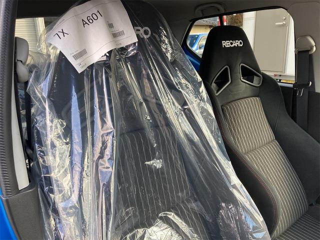 5F 禁煙車 5MT アルパイン8インチナビ アルパインスピーカー RECAROシート 車高調 マフラー 16インチアルミホイール ブリスクブルーメタリック オートライト スマートキー プッシュスタート(34枚目)