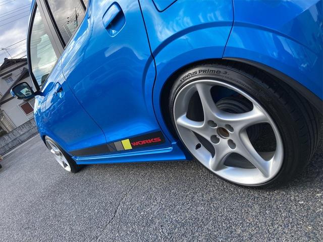 5F 禁煙車 5MT アルパイン8インチナビ アルパインスピーカー RECAROシート 車高調 マフラー 16インチアルミホイール ブリスクブルーメタリック オートライト スマートキー プッシュスタート(66枚目)