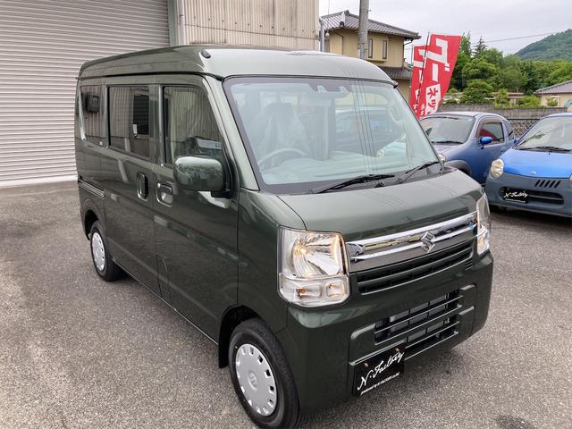 JOINターボ 2WD 届出済未使用車 禁煙車 スズキセーフティサポート パナソニックストラーダナビ フルセグTV クールカーキーメタリック 両側スライドドア キーレスキー 盗難防止システム ABS 4AT(61枚目)