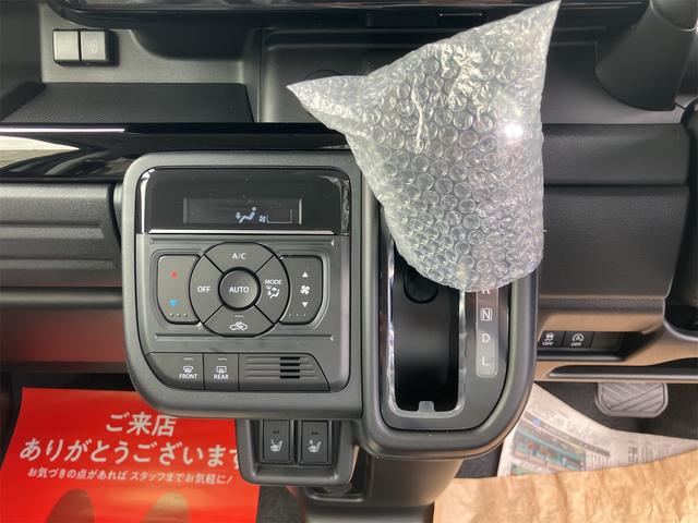 スペーシアカスタム ハイブリッドXS 届出済未使用車・禁煙車・スチールシルバーM ・社外16インチアルミホイール/タイヤ ローダウン フロント/サイド/リア フラップスポイラー 両側電動スライドドア クリアランスソナー オートクルーズコントロール オートライト LEDヘッドランプ(9枚目)