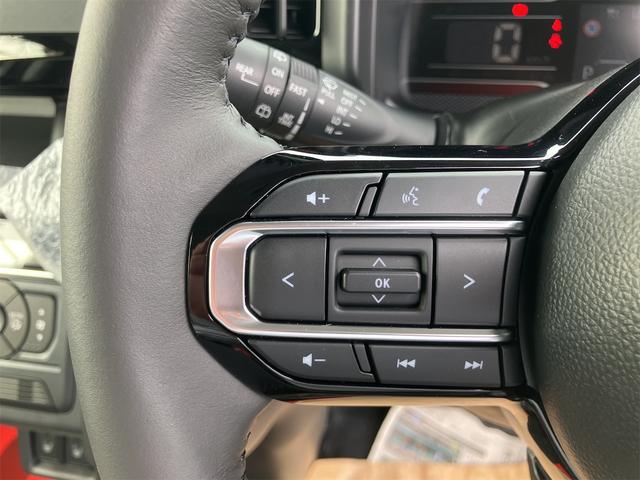 スペーシアカスタム ハイブリッドXS 届出済未使用車・禁煙車・スチールシルバーM ・社外16インチアルミホイール/タイヤ ローダウン フロント/サイド/リア フラップスポイラー 両側電動スライドドア クリアランスソナー オートクルーズコントロール オートライト LEDヘッドランプ(12枚目)